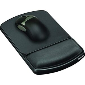 Fellowes 91741 Gel Wrist Rest and Mouse Pad - Graphite/Platinum