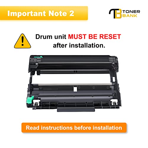 Toner Bank Compatible Drum Unit Replacement for Brother DR730 DR-730 DR 730 MFC-L2710DW MFC-L2750DW HL-L2370DW HL-L2395DW HL-L2350DW HL-L2390DW DCP-L2550DW MFC-L2750DWXL Printer (Black 1-Pack)
