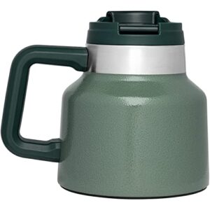 Stanley 10-02873-037 The Tough-To-Tip Admiral's Mug Hammertone Green 20OZ / .59L