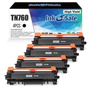 ink e-sale 4 packs remanufactured tn760 toner cartridge replacement for brother tn760 tn730 tn770 for hl-l2325dw hl-l2350dw hl-l2370dw dcp-l2550dw mfc-l2690dw mfc-l2710dw mfc-l2717dw mfc-l2750dw