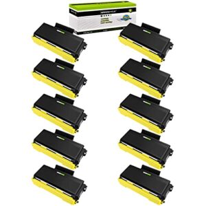greencycle tn650 tn-650 toner cartridge replacement compatible for brother dcp-8050dn dcp-8085dn hl-5340d hl-5350dn hl-5370dw mfc-8370 mfc-8480dn mfc-8880dn series printer (black, 10 pack)