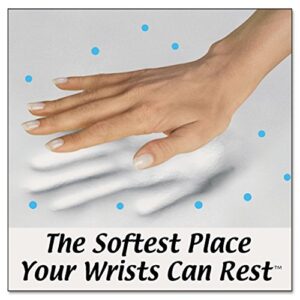 Fellowes 9252101 Keyboard Wrist Rest, w/Foam Fusion, 18-1/3-Inch x3-1/4-Inch x1-Inch, BK