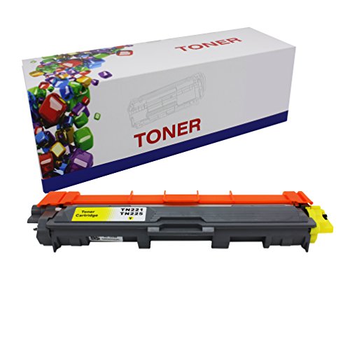 Hi Ink Compatible Toner Cartridge Replacement for Brother TN221 TN225 (1 Yellow, 1-Pack)