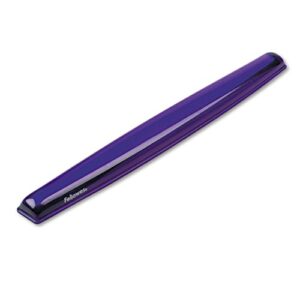 Fellowes 91437 Gel Crystals Keyboard Wrist Rest, Purple