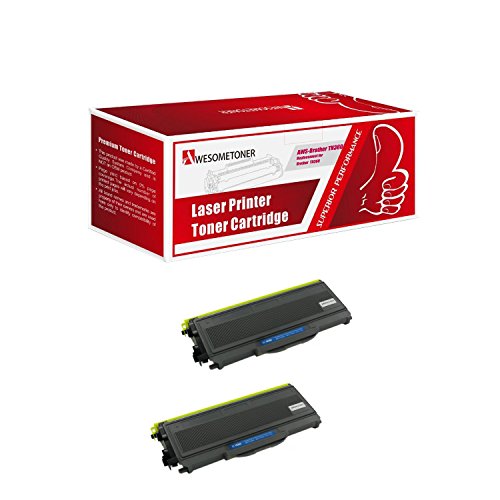 Awesometoner Compatible Toner Cartridge Replacement for Brother TN360 use with Brother MFC-7440, MFC-7840, MFC-7340, DCP-7040, DCP-7030, HL-2170, HL-2140 (Black, 2-pack)