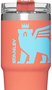 Stanley Adventure Quencher Travel Tumbler for Kids (8 and Above), 14oz, Stan the Bear Stainless Steel Insulated Tumbler with Lid and Straw