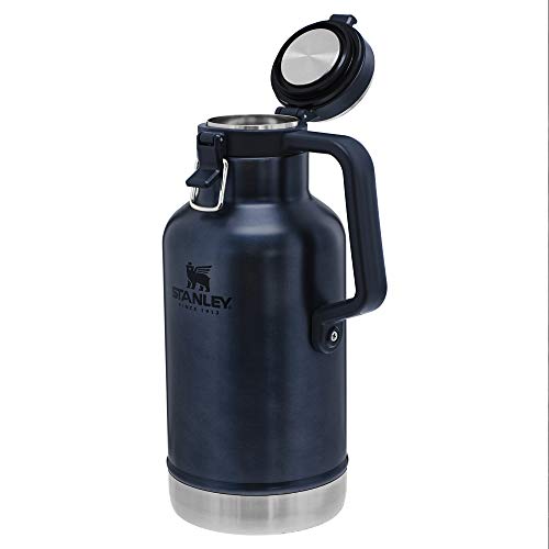 Stanley Classic Easy-Pour 64oz, Insulated Growler Keeps Beer Cold & Carbonated made with Stainless Steel Interior, Durable Exterior Coating & Leak-Proof Lid, Easy to Carry Handle