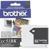brother international lc51bk blk ink mfc240c 440cn 665cw