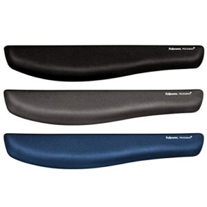 Fellowes PlushTouch Wrist Rest with FoamFusion Technology, Graphite (9252301)