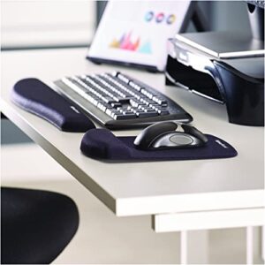 Fellowes PlushTouch Wrist Rest with FoamFusion Technology, Graphite (9252301)