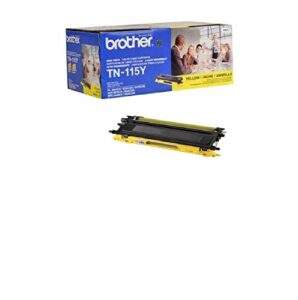 pci brand compatible toner cartridge replacement for brother tn-115y high-yield yellow toner cartridge 4k yield
