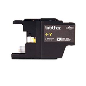 Brother Printer LC75Y High Yield (XL Series) Yellow Cartridge Ink