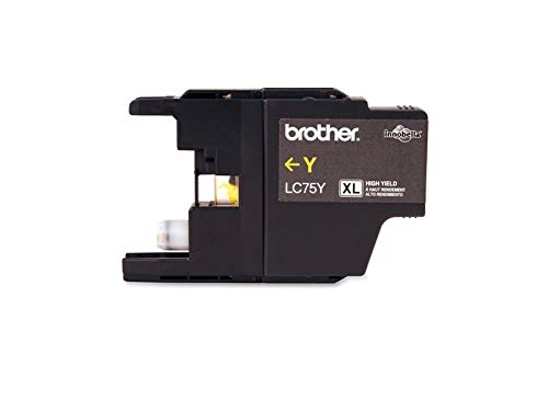 Brother Printer LC75Y High Yield (XL Series) Yellow Cartridge Ink