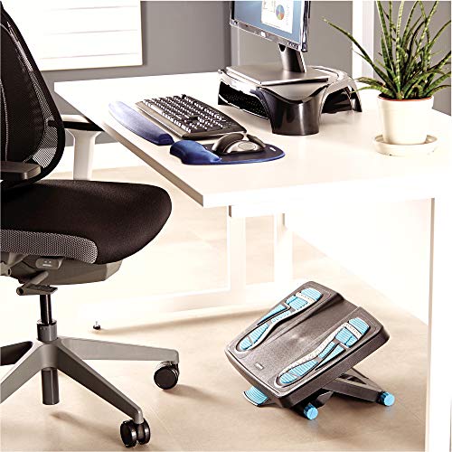 Fellowes Energizer Foot Support (8068001), Blue, Charcoal, Grey