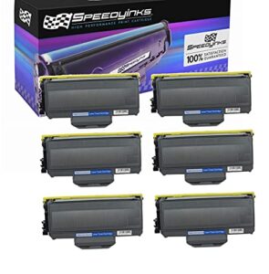 speedy inks compatible toner cartridge replacement for brother tn360 (black, 6-pack)
