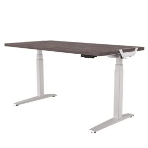 fellowes 9650201 levado laminate table top (top only), 72w x 30d, gray ash
