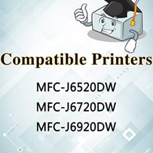 MM MUCH & MORE Ink Cartridge Replacement for Brother LC109 XXL LC109BK LC109XXL LC-109 Super High Yield to Used for MFC-J6520DW J6720DW J6920DW Printer (2-Pack, Black)