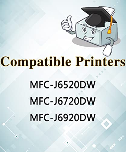 MM MUCH & MORE Ink Cartridge Replacement for Brother LC109 XXL LC109BK LC109XXL LC-109 Super High Yield to Used for MFC-J6520DW J6720DW J6920DW Printer (2-Pack, Black)