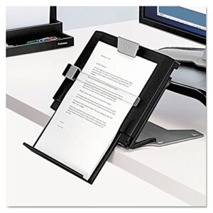 fellowes 8039401 in-line document holder, foldable, 12-inch x2-1/2-inch x7-1/2-inch, black