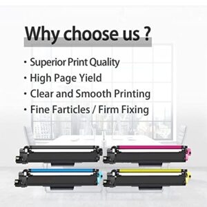 Drawn Compatible TN227BK/C/M/Y High Yield Toner Cartridge Replacement for Brother TN-227BK/C/M/Y High Yield Toner Cartridge for MFC-L3710CW MFC-L3770CDW HL-3210CW HL-3270CDW Printer,(TN227 4-Pack)