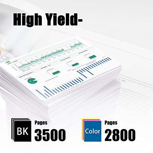 Drawn Compatible TN227BK/C/M/Y High Yield Toner Cartridge Replacement for Brother TN-227BK/C/M/Y High Yield Toner Cartridge for MFC-L3710CW MFC-L3770CDW HL-3210CW HL-3270CDW Printer,(TN227 4-Pack)