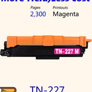 ColorPrint Compatible TN227 Toner Cartridge Replacement for Brother TN-227 TN-227M TN223 Work with MFC-L3770CDW MFC-L3750CDW HL-L3230CDW HL-L3290CDW HL-L3210CW HL-L3710CW Printer (1-Pack, Magenta)