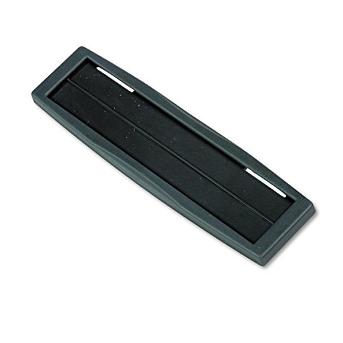 Fellowes 75906 Plastic Partition Additions Nameplate, 9 X 2 1/2, Graphite