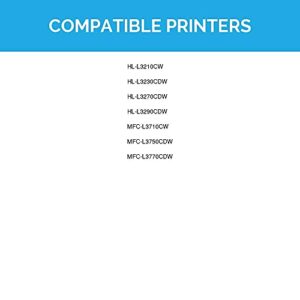 LD Products Compatible Replacement for Brother TN227 Toner Cartridge TN-227 TN227C TN-227C High Yield (Cyan, Single-Pack) for use in HL 3070CW HL-L3210CW HL-L3230CDW HL-L3270CDW HL-L3290C Printers