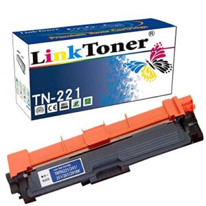 linktoner tn221 compatible brother tn-221 black laser toner cartridge for printer dcp-9020cdw, hl-3140cw, hl-3150cdn, hl-3170cdw,mfc-9130cw