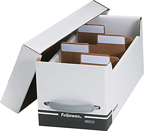 Fellowes 96503 Diskette File,W/Dividers,35 Cd Cap,6-3/4-Inch X15-Inch X6-1/4-Inch,Bk/We