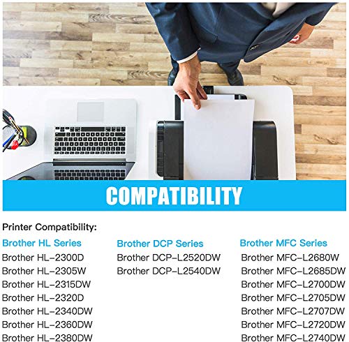 DIGITONER Compatible Drum DR630 Unit for TN630 TN660 Toner Cartridge DR-630 Drum for TN-630 TN-660 High Yield Toner Cartridge Replacement for Brother Laser Printer Drum Unit [2 Pack]