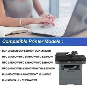 TcxLink (1 Pack) TN-820 TN820 Toner Cartridge Replacement for Brother TN820 DCP-L5500DN MFC-L6700DW MFC-L5700DW HL-L6200DW/DWT Printer Toner.