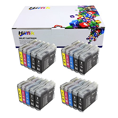 HIINK Compatible Ink Cartridge Replacement for Brother LC51 LC 51 Ink Cartridges Used with MFC-230C MFC-240C MFC-3360C MFC-440CN MFC-465cn MFC-5460CN MFC-5860CN MFC-665CW MFC-685cw MFC-845CW (20 PK)