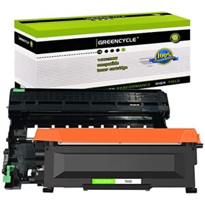 greencycle tn450 toner cartridge dr420 drum unit set compatible for brother mfc-7360n dcp-7065dn intellifax 2840 2940 mfc-7860dw hl-2240d hl-2270dw hl-2280dw printer (1 toner, 1 drum)