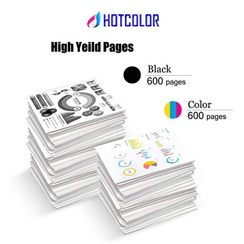 HOTCOLOR LC75xl Ink cartridges Replacement for Brother Printer Ink LC71xl LC75xl Black for Brother MFC-J280W MFC-J425W MFC-J6710DW MFC-J6510DW Printer (8 Black,8PK)