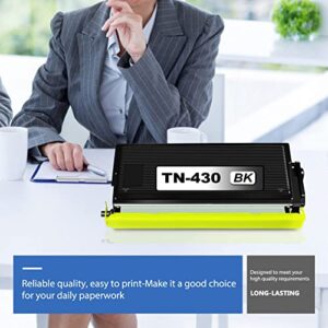 EDH Compatible TN430 TN-430 Toner Cartridge Replacement for Brother High Yield Compatible with DCP-1200 HL-1240 1430 1435 MFC-8500 8300 9700 9750 P2500 IntelliFax-4100e 5750 Printer (2 Pack,Black)