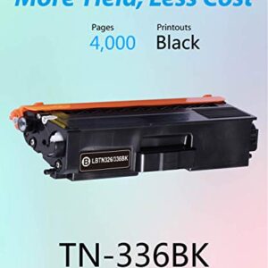 MM MUCH & MORE Compatible Toner Cartridge Replacement for Brother TN-336 TN336 TN336BK Used for HL-4150CDN 4570CDWT 4570CDW MFC-9970CDN 9460CDN 9560CDN 9970CDW (1-Pack, Black, High Yield)