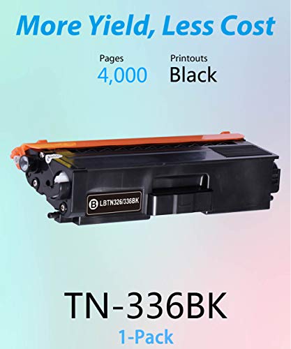 MM MUCH & MORE Compatible Toner Cartridge Replacement for Brother TN-336 TN336 TN336BK Used for HL-4150CDN 4570CDWT 4570CDW MFC-9970CDN 9460CDN 9560CDN 9970CDW (1-Pack, Black, High Yield)