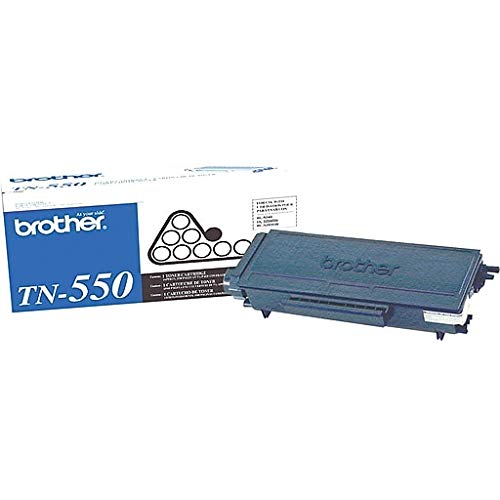 Genuine Brother TN550 TN-550 Black Toner Cartridge 2 pack