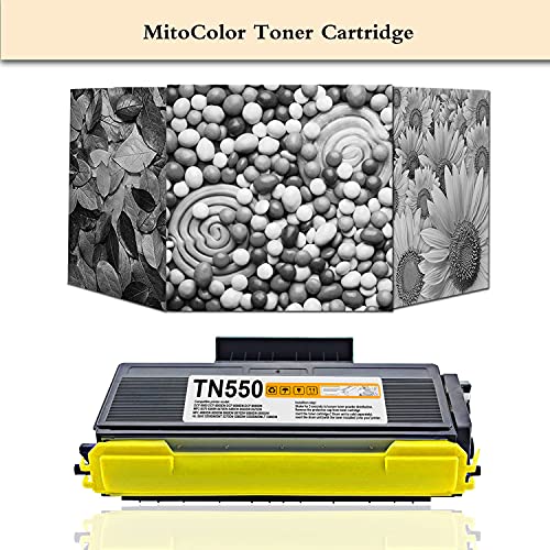 1-Pack Black Compatible Toner Cartridge Replacement for Brother TN550 TN-550 TN550BK High Yield to use with HL-5370DW, HL-5340D, DCP-8060, DCP-8065DN, HL-5240, HL-5250DN, MFC-8660DN Printer
