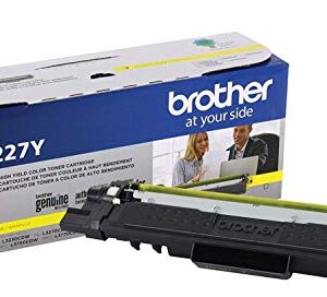 Brother TN227 4 High Yield Color Toner Set (BK/C/M/Y) (1) TN227BK, (1) TN227C, (1) TN227M, (1) TN227Y