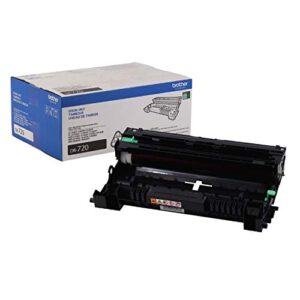 brother genuine-drum unit, dr720, seamless integration, yields up to 30,000 pages, black