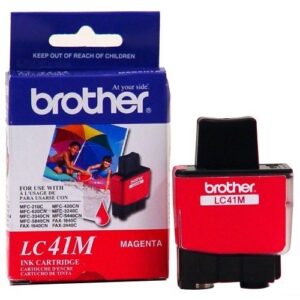 brother lc41m ink cartridge, 400 page yield, magenta