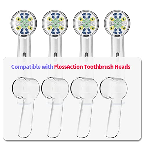 12Pcs Reusable Toothbrush Head Covers Compatible with Oral B Electric Toothbrush Heads for Better Healthy Brushing and Storage in Home and Travel