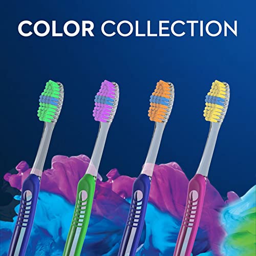 Oral-B Indicator Contour Clean Toothbrushes, Medium, 4 Count, Extra Value Pack (Color May Vary)