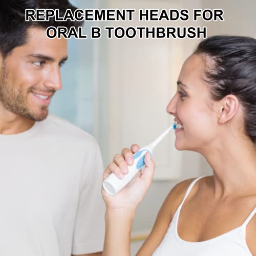 Toothbrush Heads Compatible with Oral B, 8 Pack Professional Electric Toothbrush Replacement Heads Medium Soft Dupont Bristles Precision Clean Brush Heads Refills