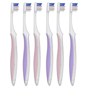 oral-b gum care extra soft toothbrush for sensitive teeth and gums, compact small head – 6 pack