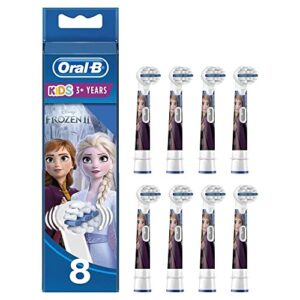 oral-b kids toothbrush heads, for letterbox packaging pack of 8