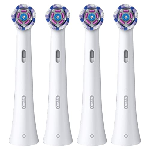 iO Series Ultimate White Replacement Brush Head for Oral-B iO Series Electric Toothbrushes, White, 4 Count