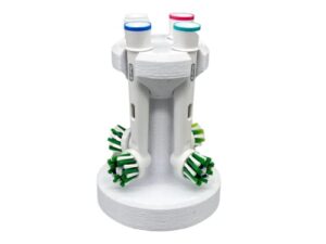 hoyt design for oral-b countertop electric toothbrush replacement brush head holder organizer stand